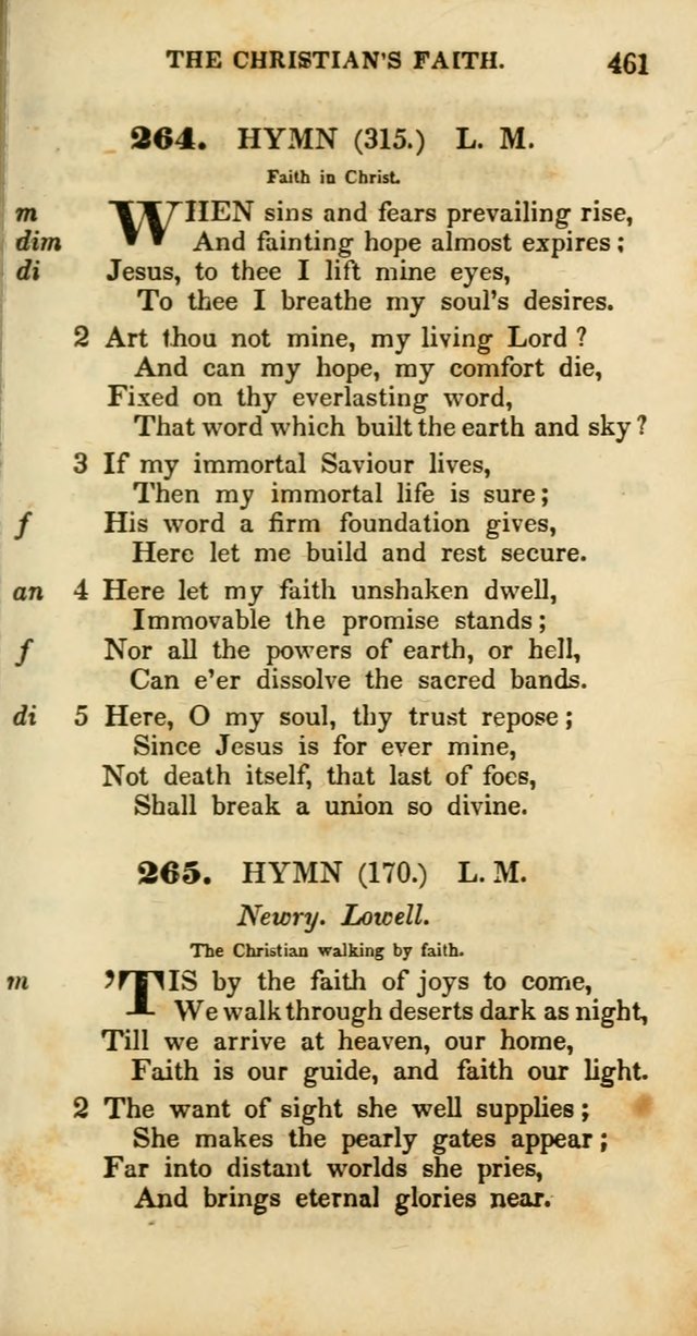 Psalms and Hymns, Adapted to Public Worship: and approved by the General Assembly of the Presbyterian Church in the United States of America: the latter being arranged according to subjects... page 463