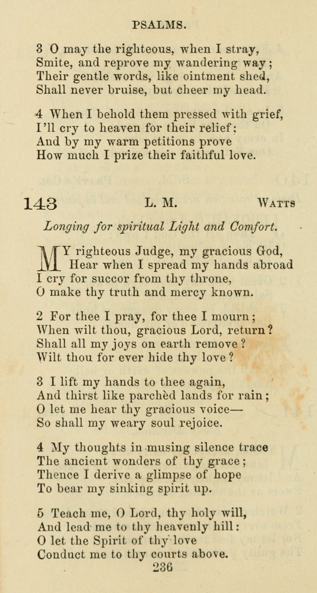 Psalms and Hymns: adapted to social, private and public worship in the Cumberland Presbyterian Chruch page 236
