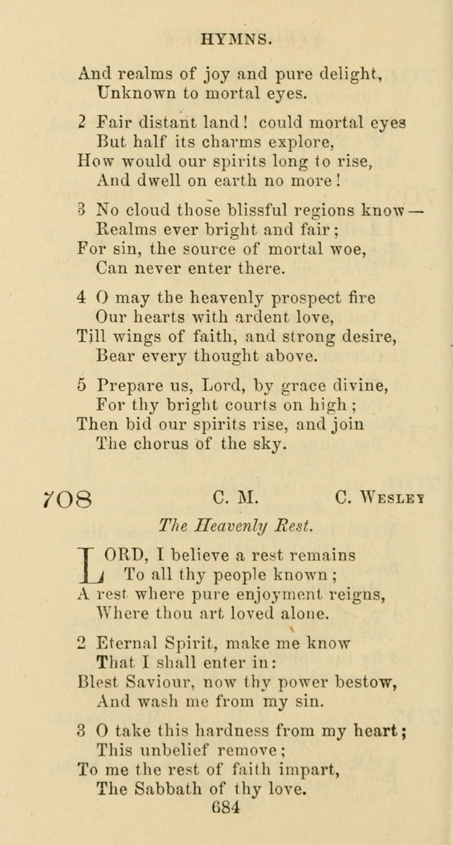 Psalms and Hymns: adapted to social, private and public worship in the Cumberland Presbyterian Chruch page 684