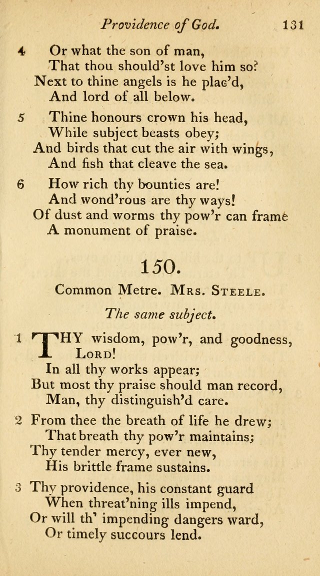 The Philadelphia Hymn Book; or, a selection of sacred poetry, consisting of psalms and hymns from Watts...and others, adapted to public and private devotion page 164