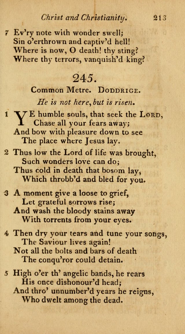 The Philadelphia Hymn Book; or, a selection of sacred poetry, consisting of psalms and hymns from Watts...and others, adapted to public and private devotion page 246