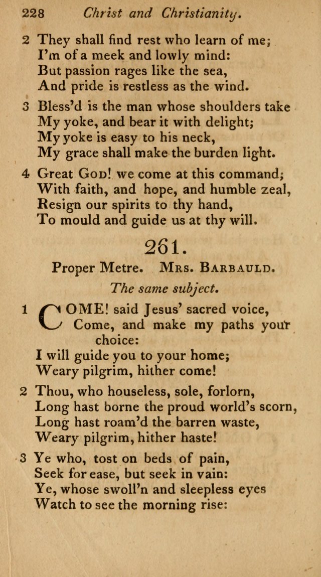The Philadelphia Hymn Book; or, a selection of sacred poetry, consisting of psalms and hymns from Watts...and others, adapted to public and private devotion page 261