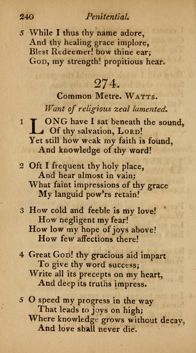 The Philadelphia Hymn Book; or, a selection of sacred poetry, consisting of psalms and hymns from Watts...and others, adapted to public and private devotion page 273