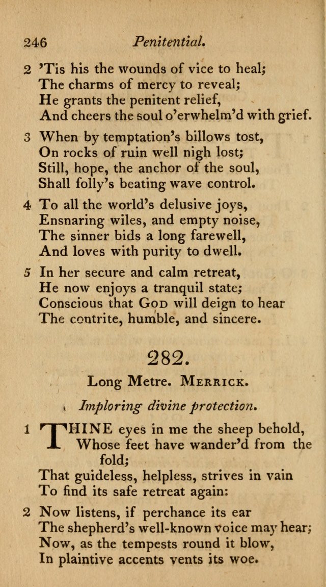 The Philadelphia Hymn Book; or, a selection of sacred poetry, consisting of psalms and hymns from Watts...and others, adapted to public and private devotion page 279