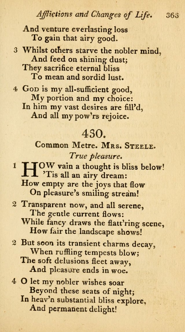 The Philadelphia Hymn Book; or, a selection of sacred poetry, consisting of psalms and hymns from Watts...and others, adapted to public and private devotion page 396