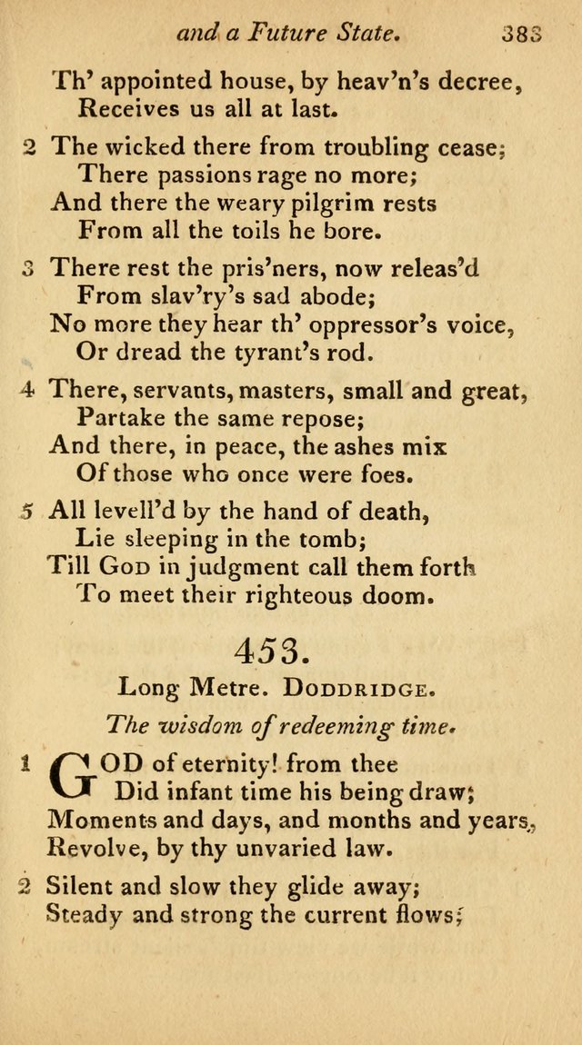 The Philadelphia Hymn Book; or, a selection of sacred poetry, consisting of psalms and hymns from Watts...and others, adapted to public and private devotion page 416