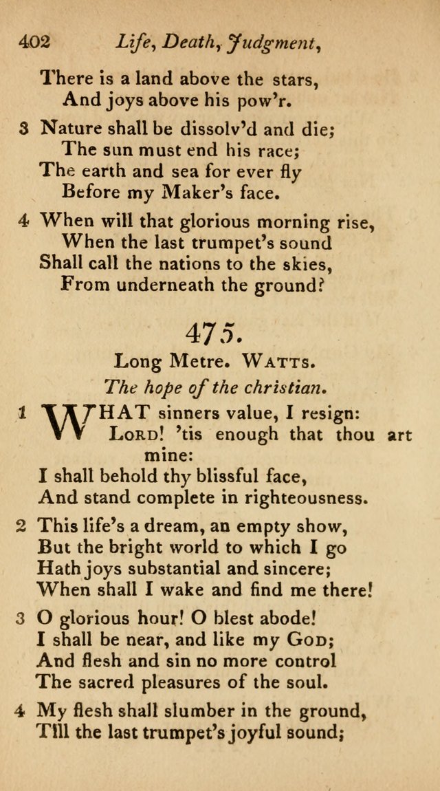 The Philadelphia Hymn Book; or, a selection of sacred poetry, consisting of psalms and hymns from Watts...and others, adapted to public and private devotion page 435