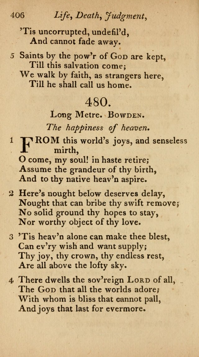 The Philadelphia Hymn Book; or, a selection of sacred poetry, consisting of psalms and hymns from Watts...and others, adapted to public and private devotion page 439