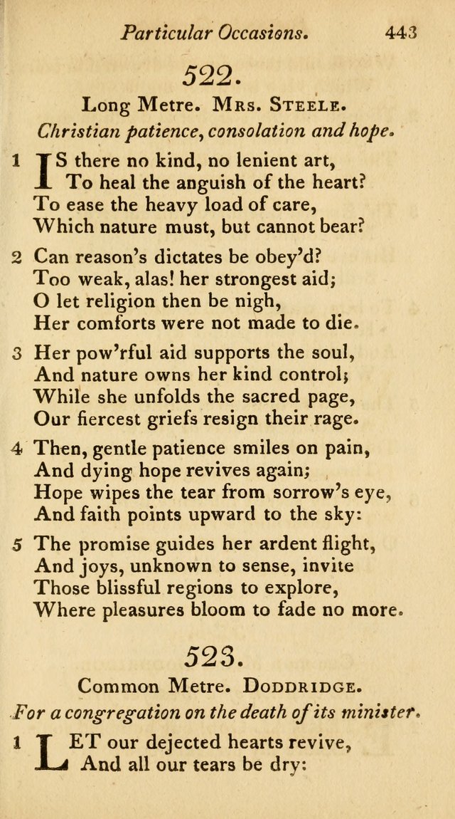 The Philadelphia Hymn Book; or, a selection of sacred poetry, consisting of psalms and hymns from Watts...and others, adapted to public and private devotion page 476