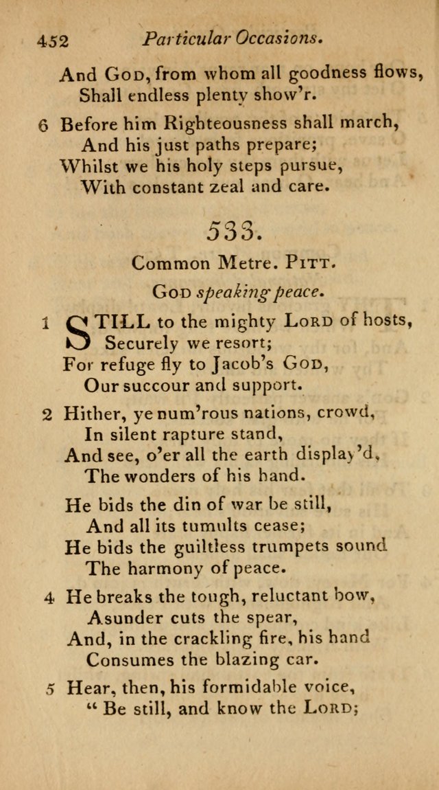 The Philadelphia Hymn Book; or, a selection of sacred poetry, consisting of psalms and hymns from Watts...and others, adapted to public and private devotion page 485