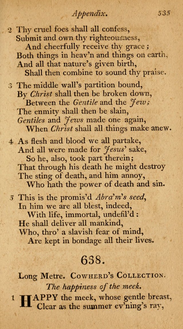 The Philadelphia Hymn Book; or, a selection of sacred poetry, consisting of psalms and hymns from Watts...and others, adapted to public and private devotion page 568