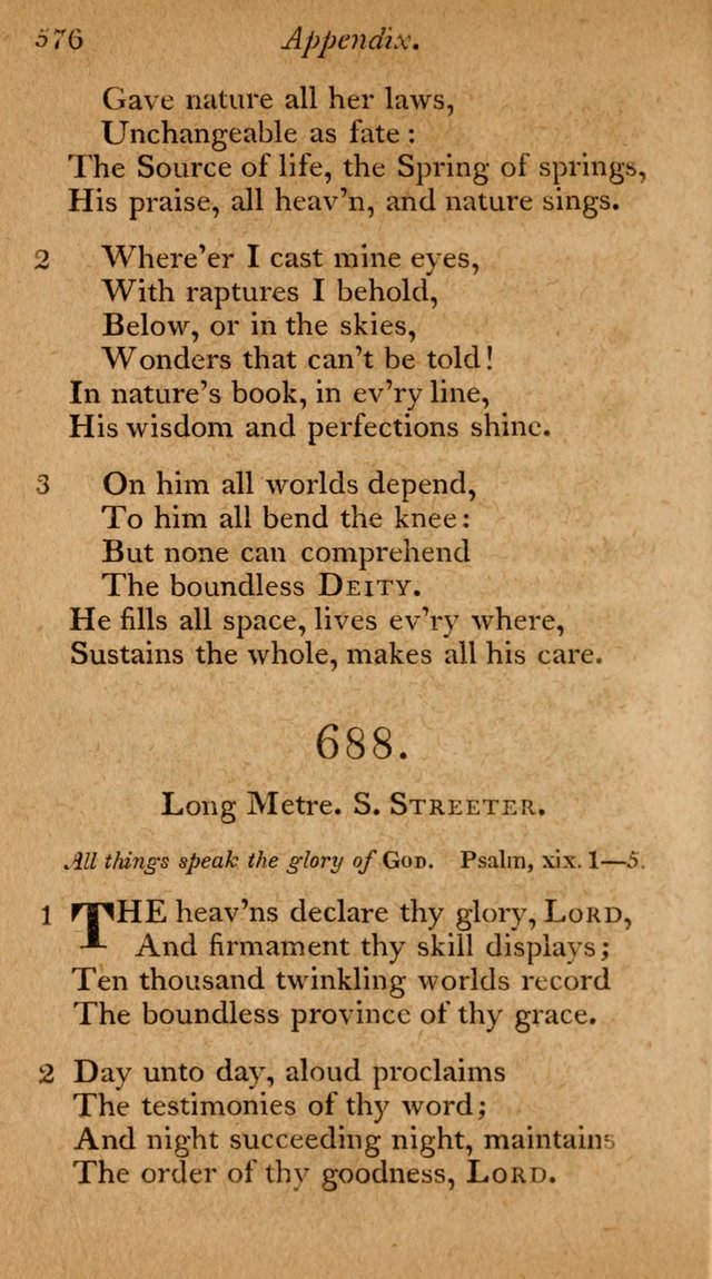 The Philadelphia Hymn Book; or, a selection of sacred poetry, consisting of psalms and hymns from Watts...and others, adapted to public and private devotion page 609