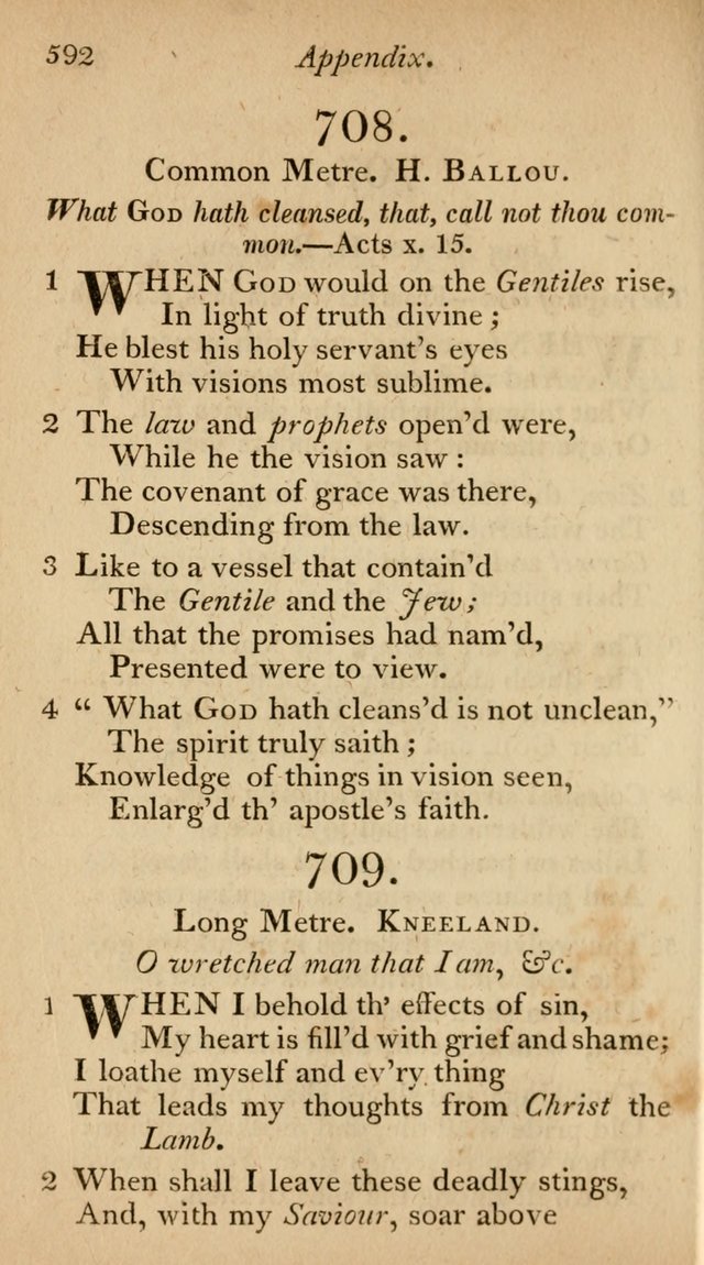 The Philadelphia Hymn Book; or, a selection of sacred poetry, consisting of psalms and hymns from Watts...and others, adapted to public and private devotion page 625