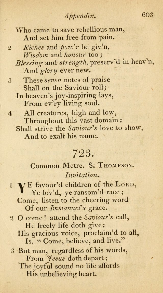 The Philadelphia Hymn Book; or, a selection of sacred poetry, consisting of psalms and hymns from Watts...and others, adapted to public and private devotion page 636
