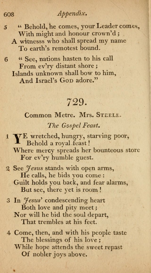 The Philadelphia Hymn Book; or, a selection of sacred poetry, consisting of psalms and hymns from Watts...and others, adapted to public and private devotion page 641
