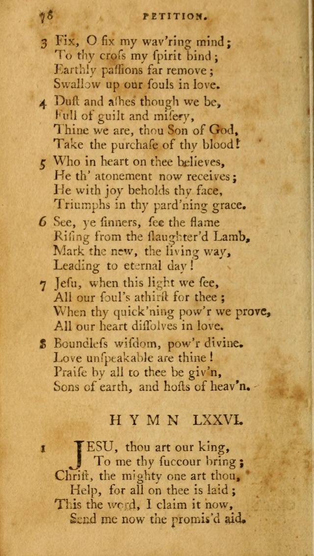 A Pocket hymn book, designed as a constant companion for the pious: collected from various authors page 85