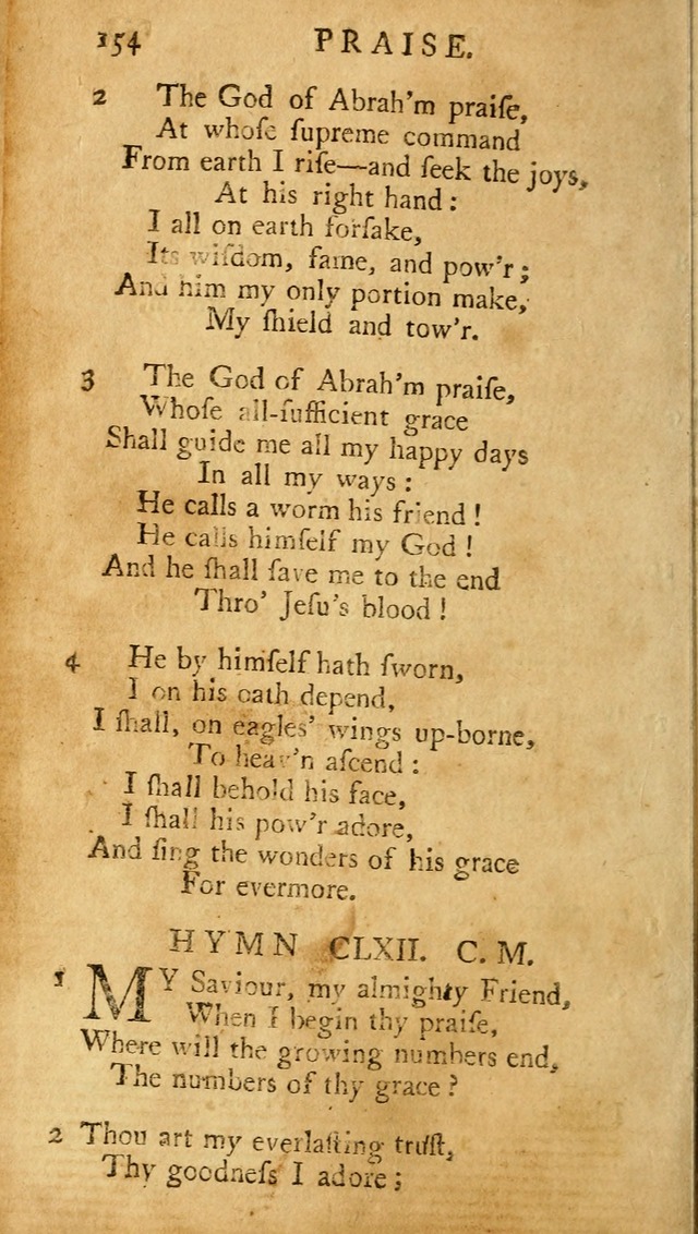 A Pocket hymn-book, designed as a constant companion for the pious: collected from various authors (11th ed.) page 154