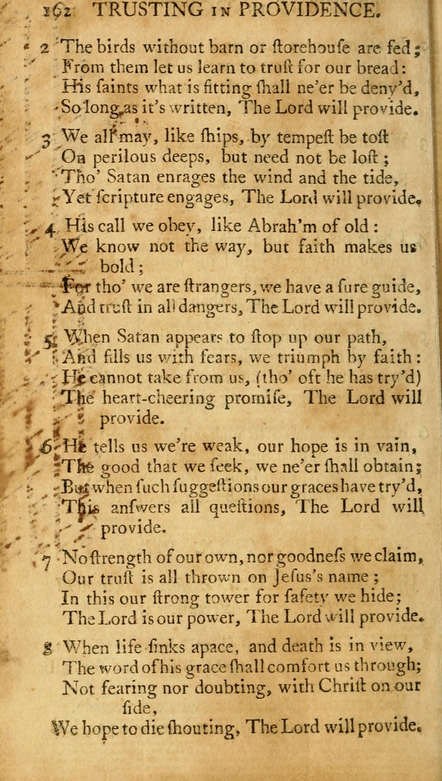 A Pocket hymn-book, designed as a constant companion for the pious: collected from various authors (11th ed.) page 162