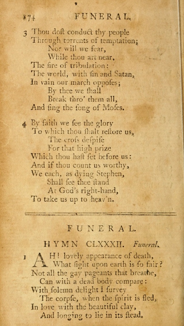 A Pocket hymn-book, designed as a constant companion for the pious: collected from various authors (11th ed.) page 176