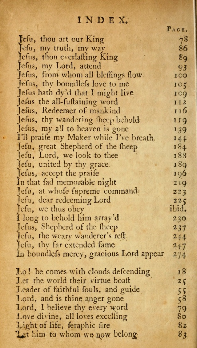 A Pocket hymn-book, designed as a constant companion for the pious: collected from various authors (11th ed.) page 282
