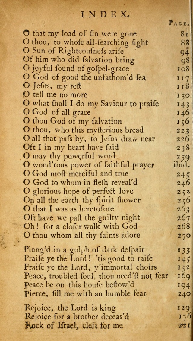 A Pocket hymn-book, designed as a constant companion for the pious: collected from various authors (11th ed.) page 284