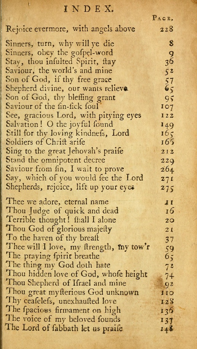 A Pocket hymn-book, designed as a constant companion for the pious: collected from various authors (11th ed.) page 285