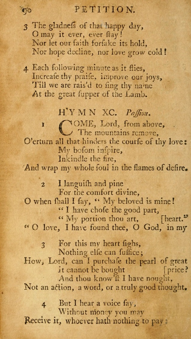 A Pocket hymn-book, designed as a constant companion for the pious: collected from various authors (11th ed.) page 90