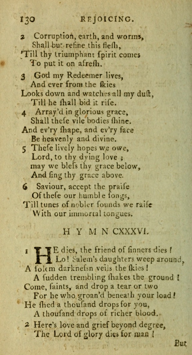 A Pocket Hymn Book: designed as a constant companion for the pious, collected from various authors (9th ed.) page 130