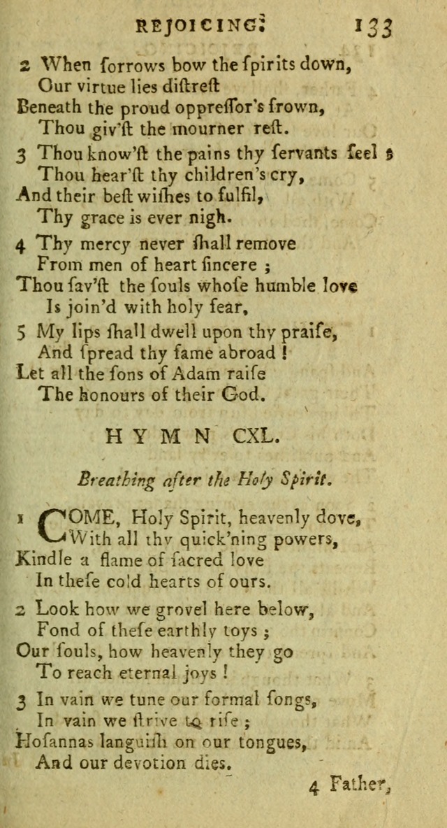 A Pocket Hymn Book: designed as a constant companion for the pious, collected from various authors (9th ed.) page 133