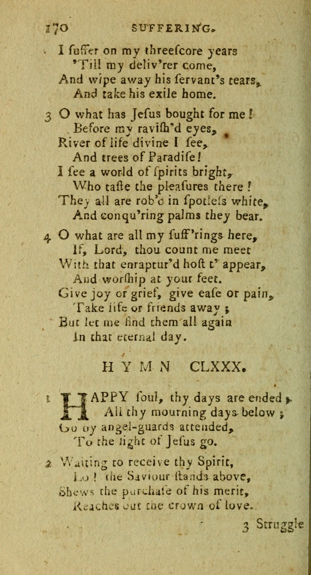 A Pocket Hymn Book: designed as a constant companion for the pious, collected from various authors (9th ed.) page 170