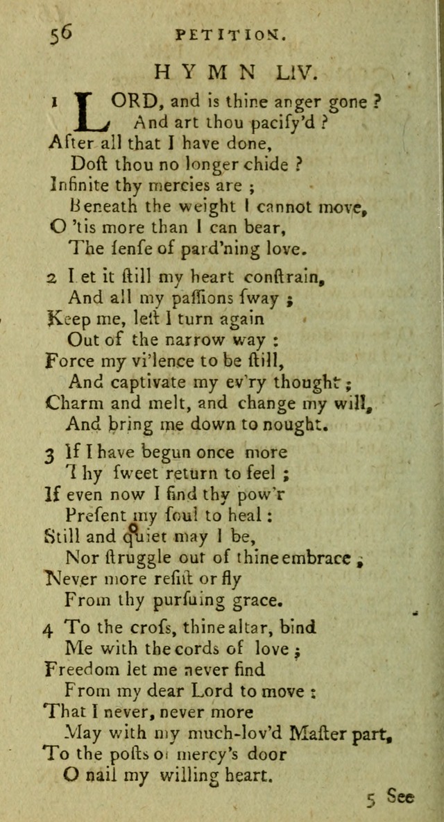 A Pocket Hymn Book: designed as a constant companion for the pious, collected from various authors (9th ed.) page 56