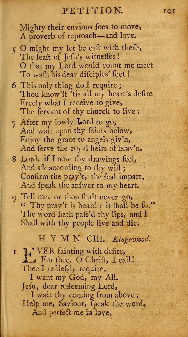 A Pocket Hymn-book: designed as a constant companion for the pious, collected from various authors (18th ed.) page 103