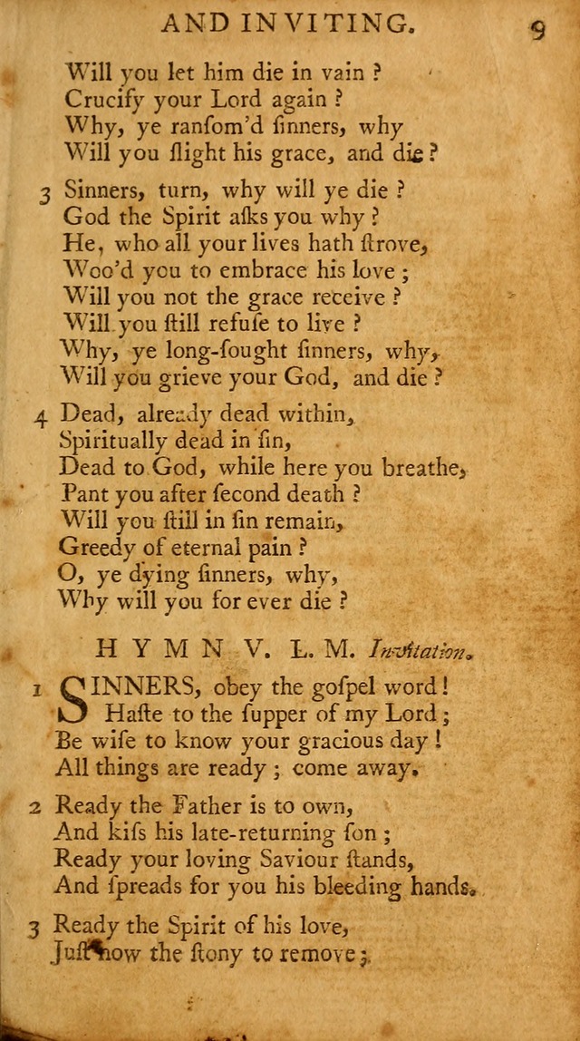 A Pocket Hymn-book: designed as a constant companion for the pious, collected from various authors (18th ed.) page 11