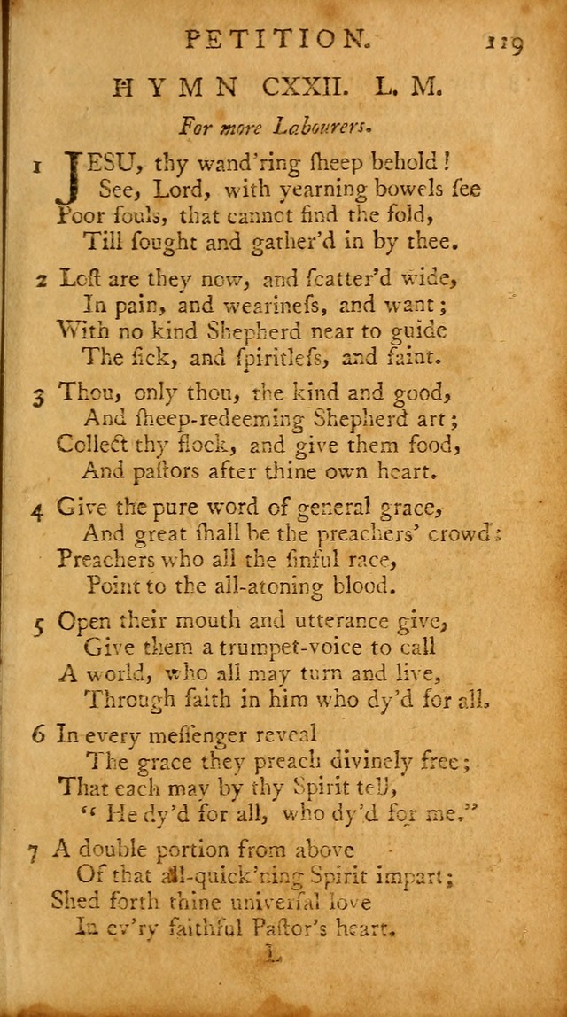 A Pocket Hymn-book: designed as a constant companion for the pious, collected from various authors (18th ed.) page 121