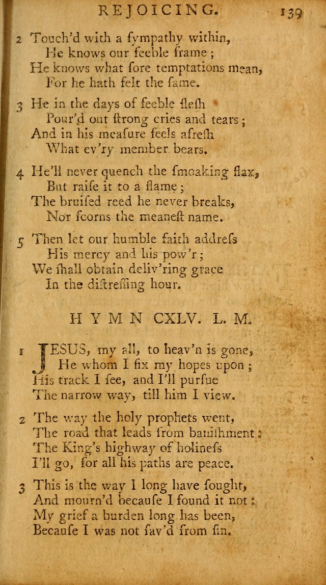 A Pocket Hymn-book: designed as a constant companion for the pious, collected from various authors (18th ed.) page 133