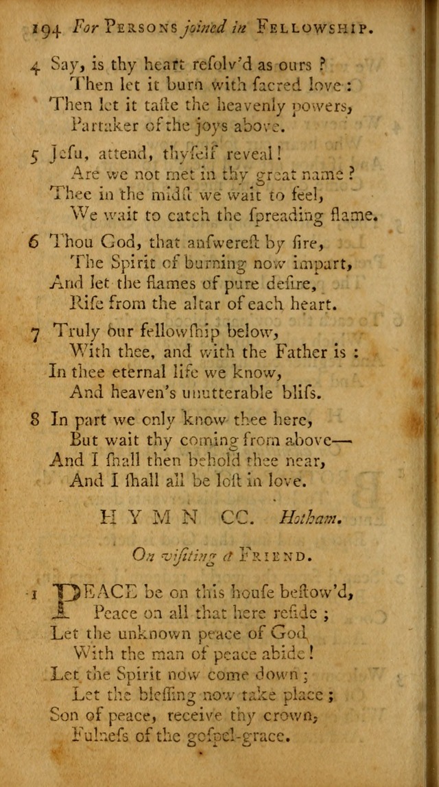 A Pocket Hymn-book: designed as a constant companion for the pious, collected from various authors (18th ed.) page 188