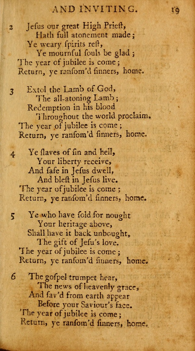 A Pocket Hymn-book: designed as a constant companion for the pious, collected from various authors (18th ed.) page 21