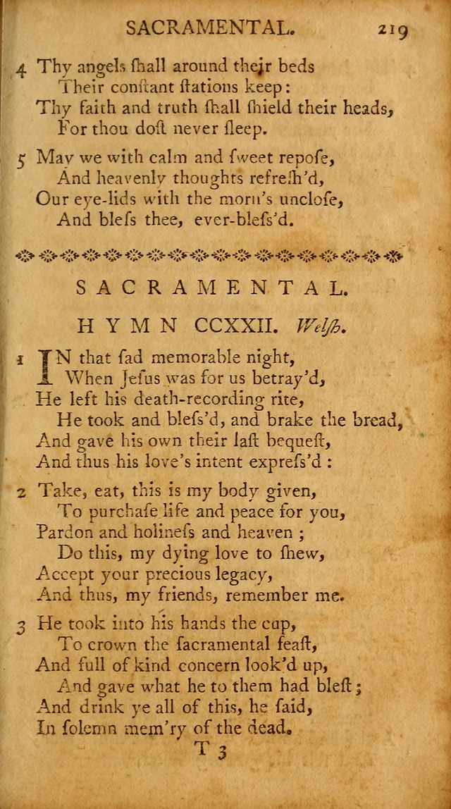 A Pocket Hymn-book: designed as a constant companion for the pious, collected from various authors (18th ed.) page 213
