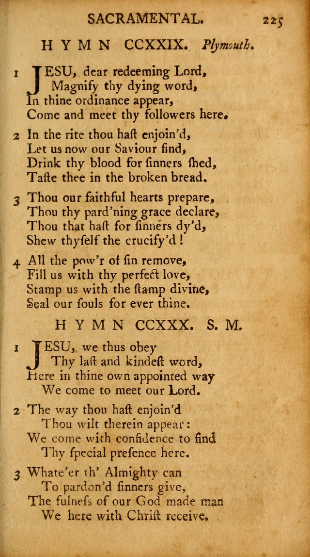 A Pocket Hymn-book: designed as a constant companion for the pious, collected from various authors (18th ed.) page 219