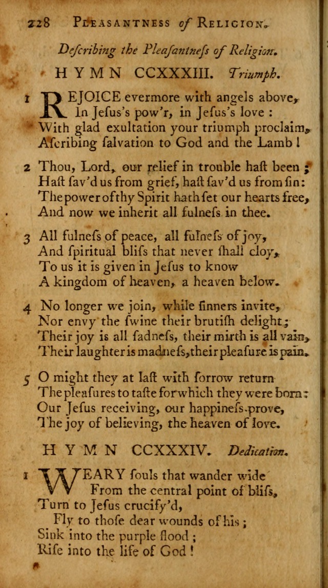 A Pocket Hymn-book: designed as a constant companion for the pious, collected from various authors (18th ed.) page 222