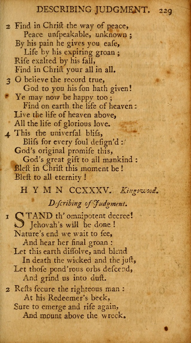 A Pocket Hymn-book: designed as a constant companion for the pious, collected from various authors (18th ed.) page 223