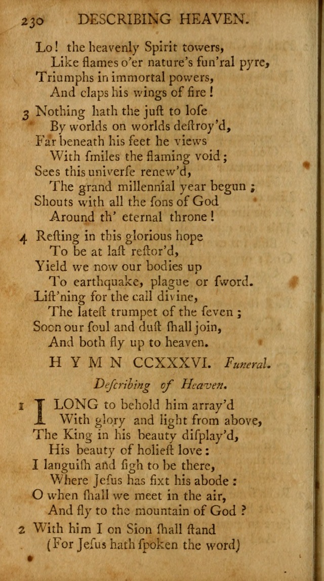 A Pocket Hymn-book: designed as a constant companion for the pious, collected from various authors (18th ed.) page 224