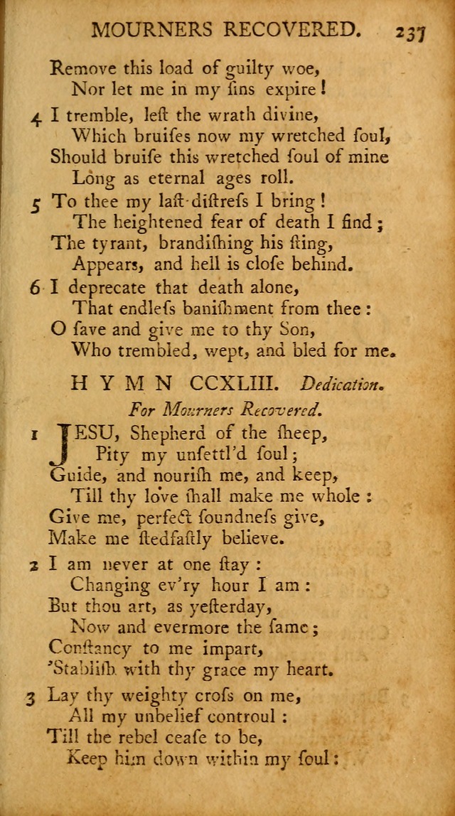 A Pocket Hymn-book: designed as a constant companion for the pious, collected from various authors (18th ed.) page 231
