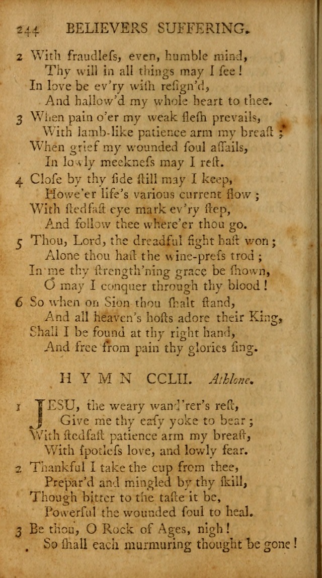 A Pocket Hymn-book: designed as a constant companion for the pious, collected from various authors (18th ed.) page 238