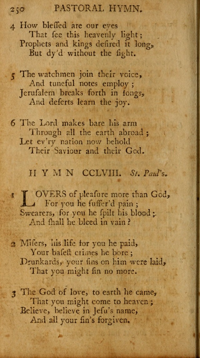 A Pocket Hymn-book: designed as a constant companion for the pious, collected from various authors (18th ed.) page 244