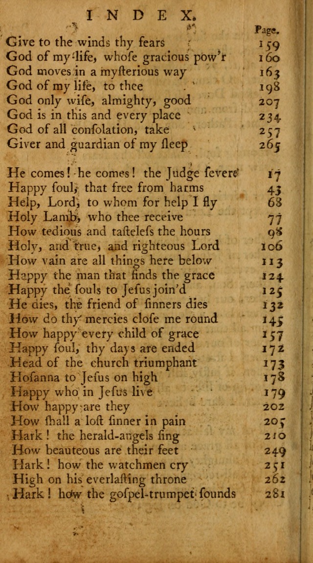 A Pocket Hymn-book: designed as a constant companion for the pious, collected from various authors (18th ed.) page 280