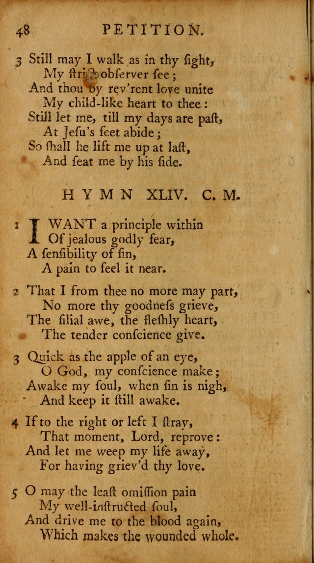 A Pocket Hymn-book: designed as a constant companion for the pious, collected from various authors (18th ed.) page 50