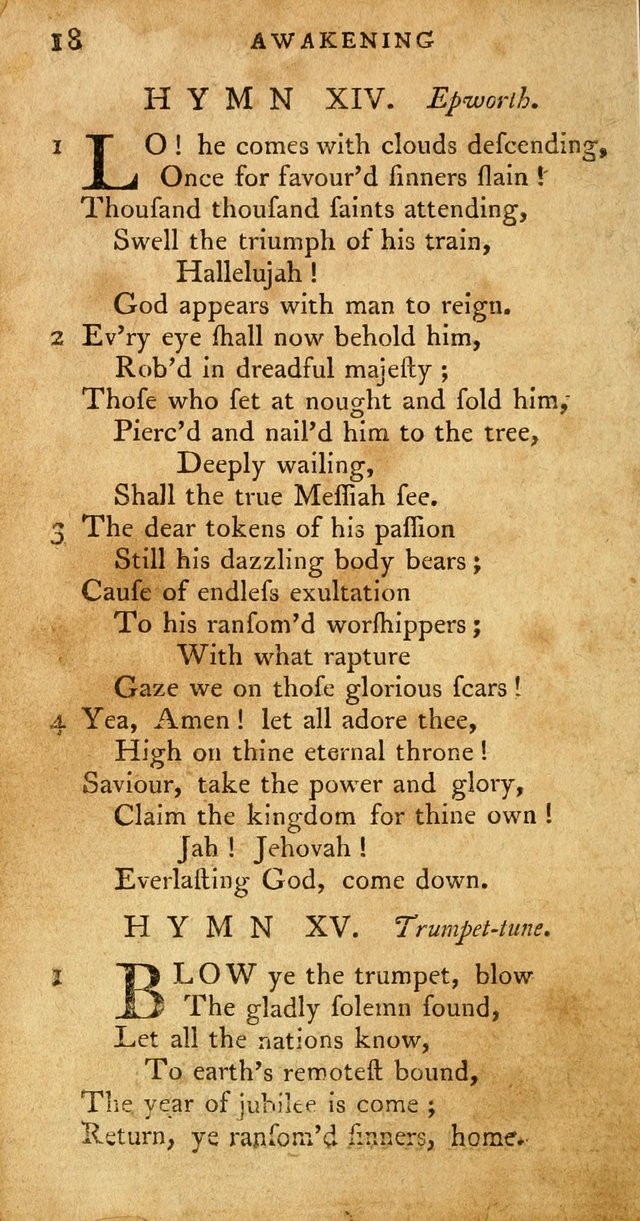 A Pocket Hymn-Book: designed as a constant companion for the pious: collected from various authors. (21st ed.) page 18