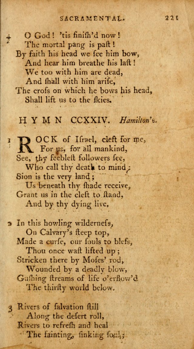 A Pocket Hymn-Book: designed as a constant companion for the pious: collected from various authors. (21st ed.) page 221