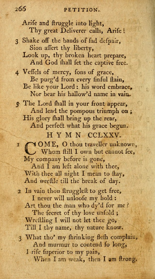 A Pocket Hymn-Book: designed as a constant companion for the pious: collected from various authors. (21st ed.) page 266